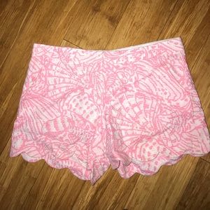Lilly Pulitzer Scalloped Shorts
